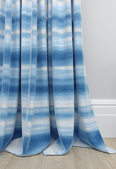 Ombre Velvet, Vivid Blue - Made to Measure Curtains